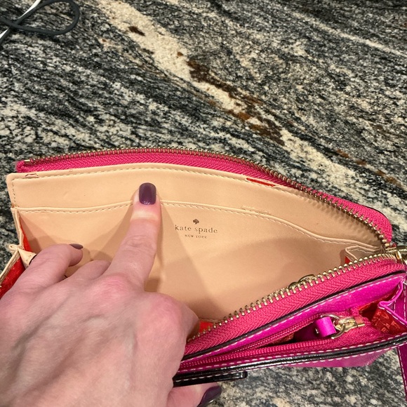 ✨💎BEAUTIFUL💎✨KATE SPADE PEBBLED LEATHER LARGE WRISTLET W/DUSTY&GIFT! - Picture 11 of 12